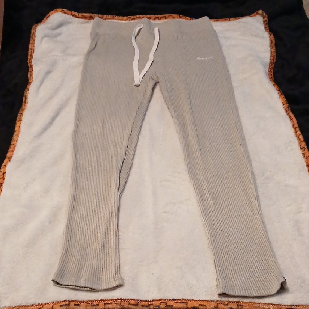 ECHT Gray Ribbed Lounge Pants
